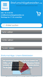Mobile Screenshot of briefumschlaegebestellen.de